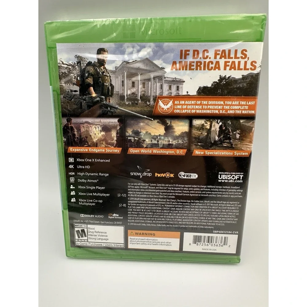 XBOX One Tom Clancy's The Division 2